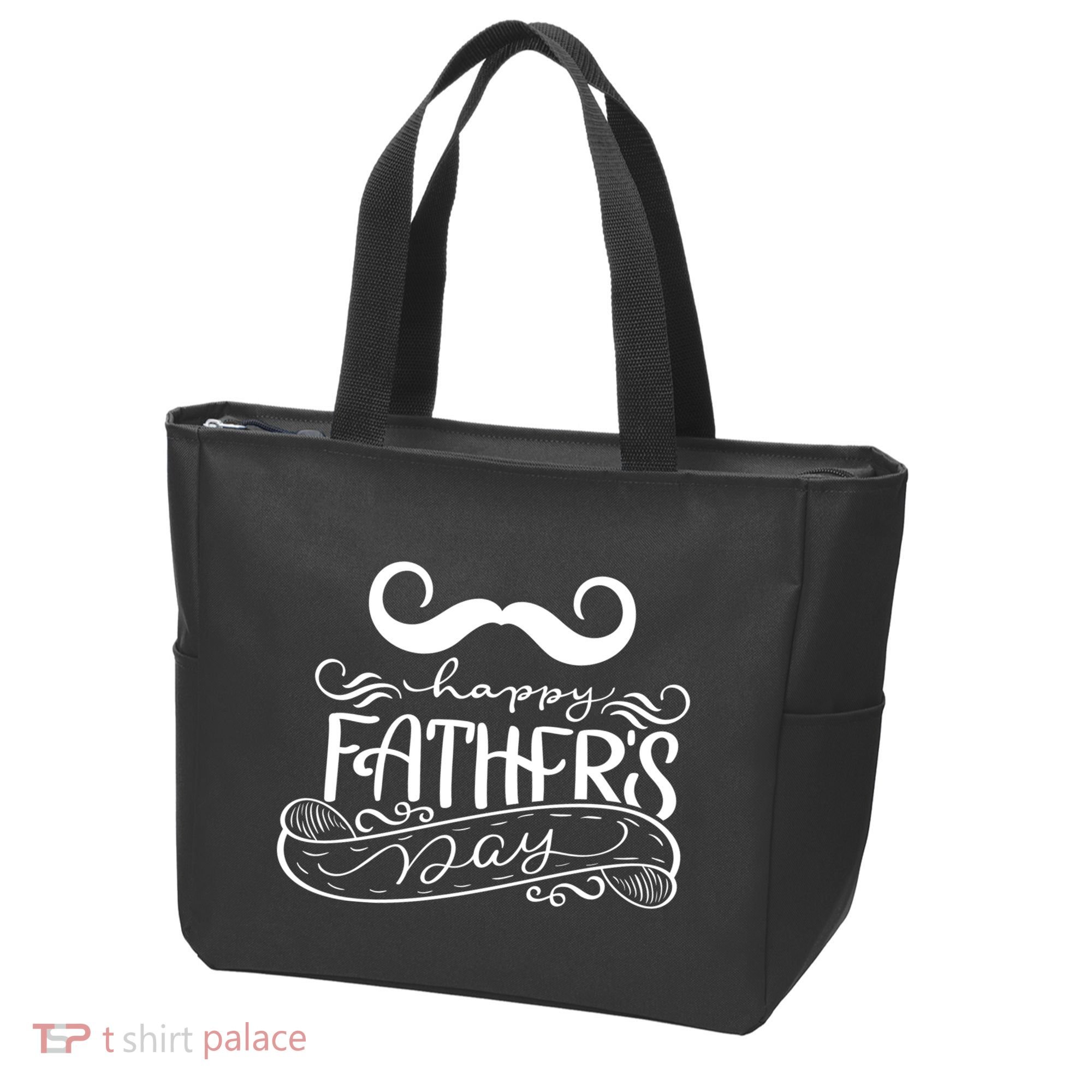 Happy Father's Day Dad Mustache Tote Bag