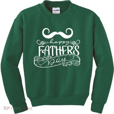 Happy Father's Day Dad Mustache Kids Sweatshirt