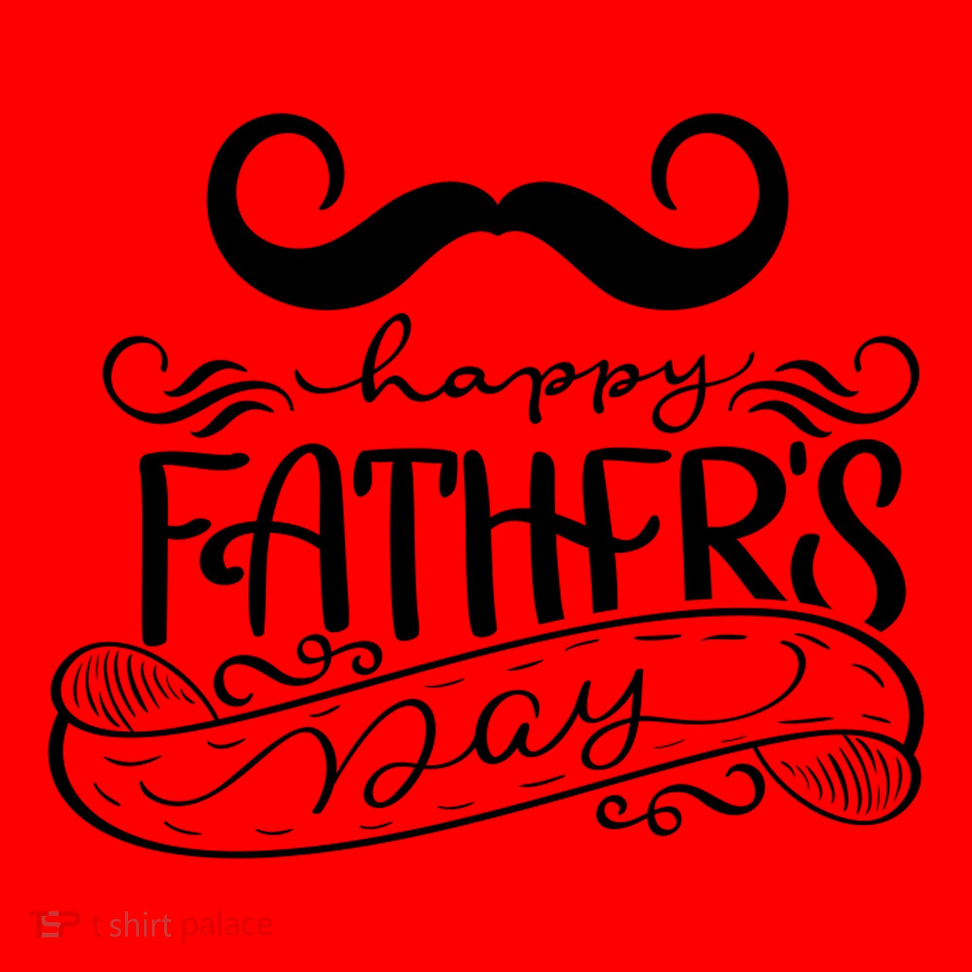 Happy Father's Day Dad Mustache Santa Hat