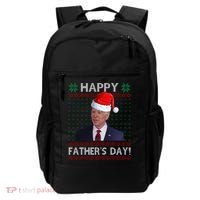 Happy Father's Day Funny Joe Biden Christmas Backpack thumb 0