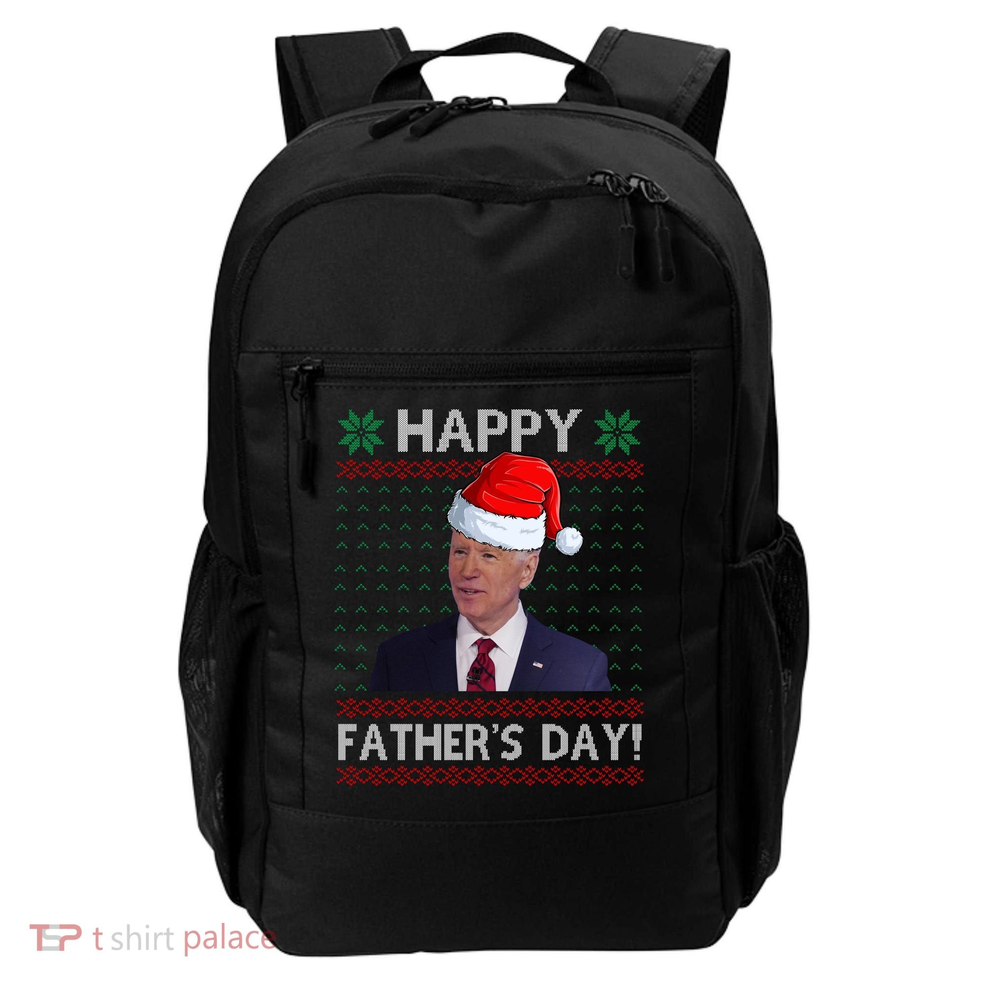 Happy Father's Day Funny Joe Biden Christmas Backpack