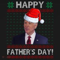 Happy Father's Day Funny Joe Biden Christmas Backpack thumb 2