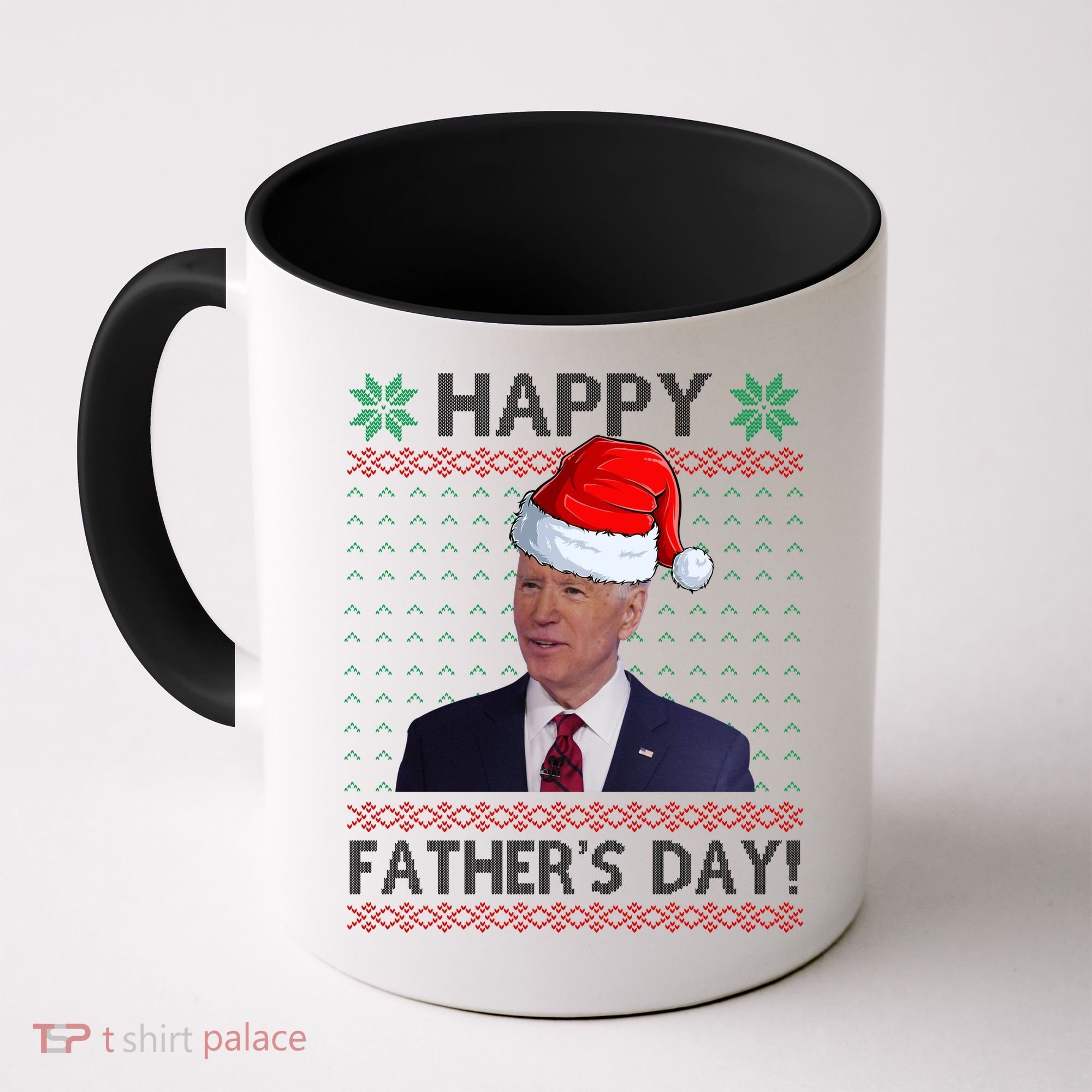Happy Father's Day Funny Joe Biden Christmas Coffee Mug