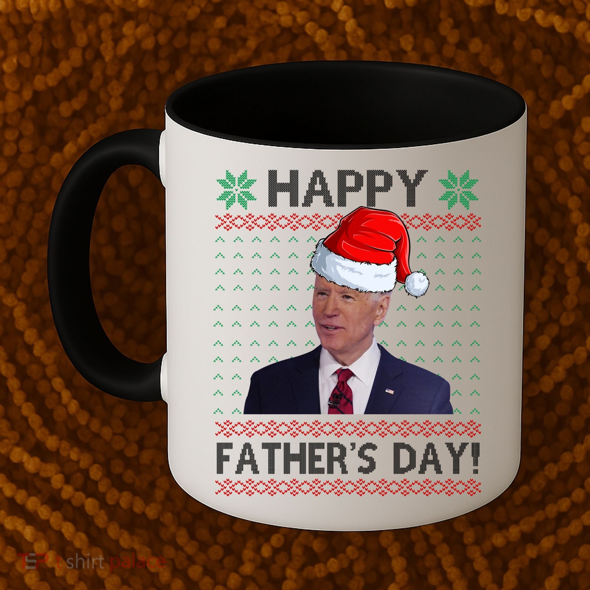 Happy Father's Day Funny Joe Biden Christmas Coffee Mug