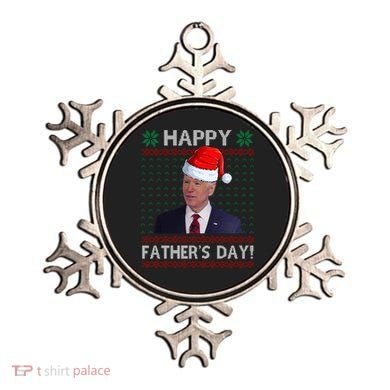 Happy Father's Day Funny Joe Biden Christmas Ornament