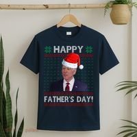 Happy Father's Day Funny Joe Biden Christmas T-Shirt thumb 2