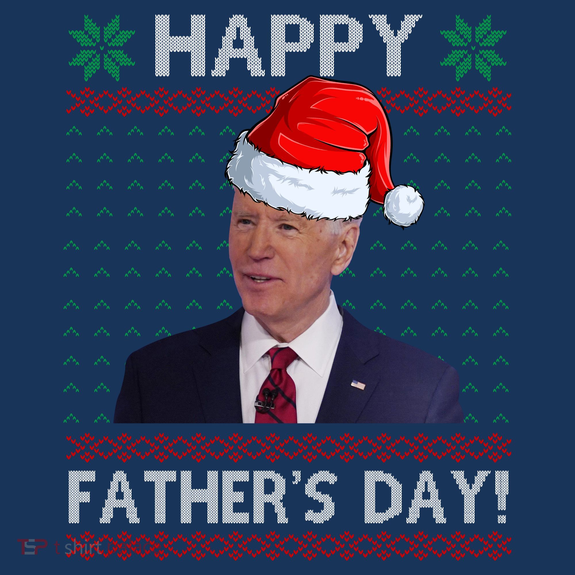 Happy Father's Day Funny Joe Biden Christmas Women's Tank Top