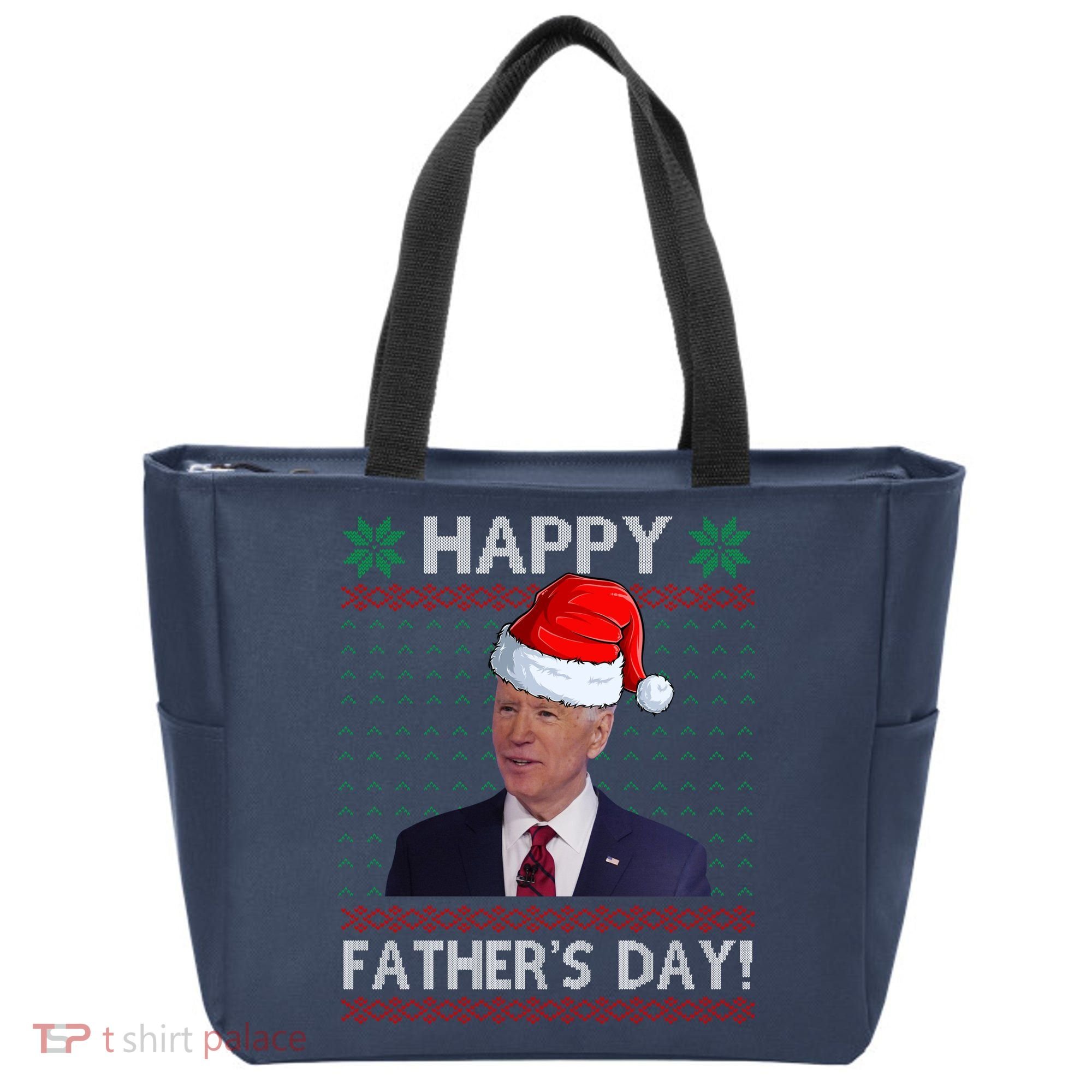 Happy Father's Day Funny Joe Biden Christmas Tote Bag