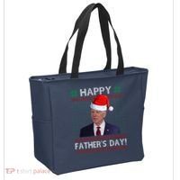 Happy Father's Day Funny Joe Biden Christmas Tote Bag thumb 2