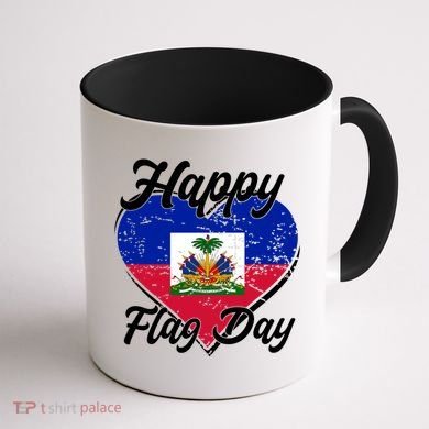 Happy Flag Day 1804 Haiti Haitian Independence Coffee Mug back