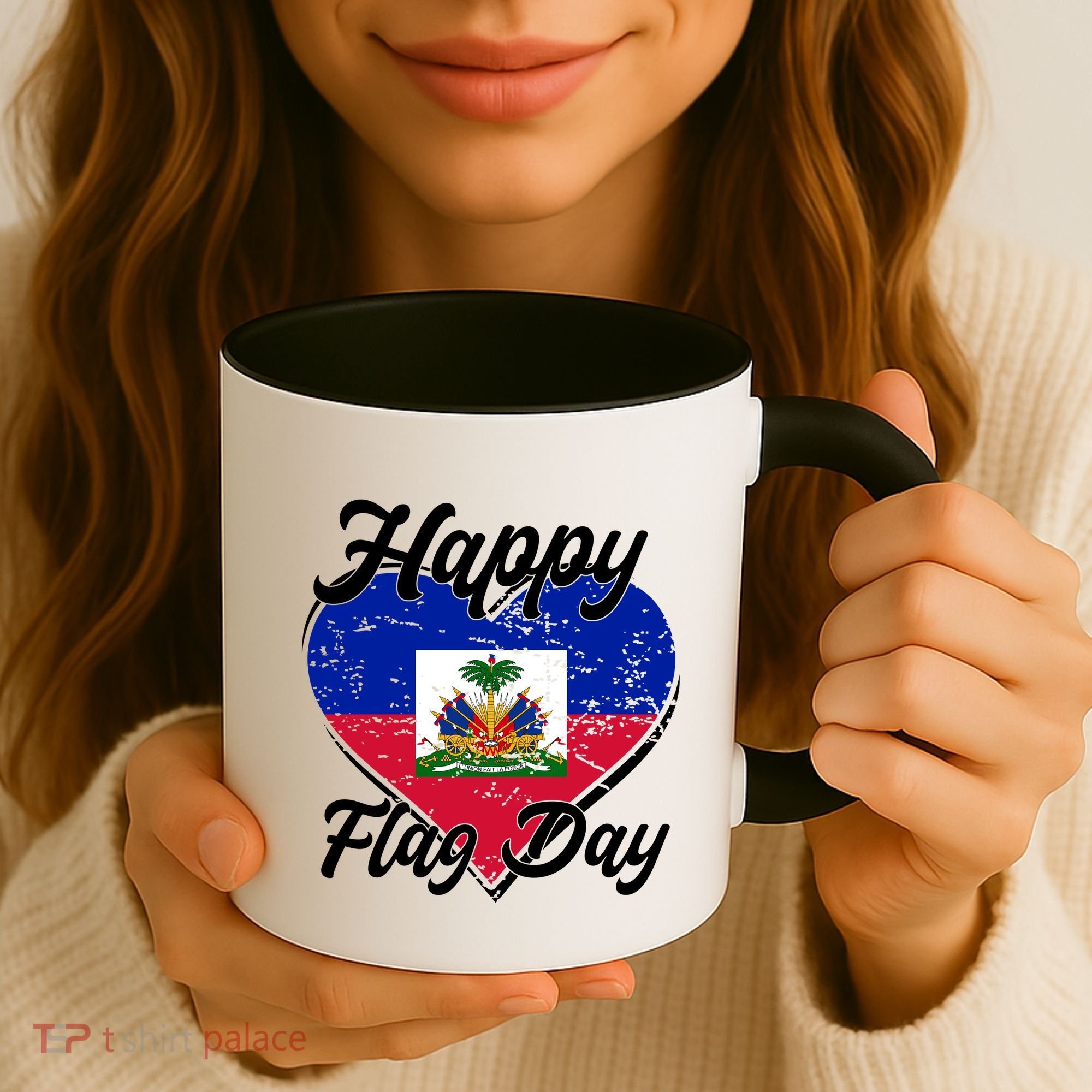 Happy Flag Day 1804 Haiti Haitian Independence Coffee Mug