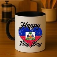 Happy Flag Day 1804 Haiti Haitian Independence Coffee Mug thumb 4