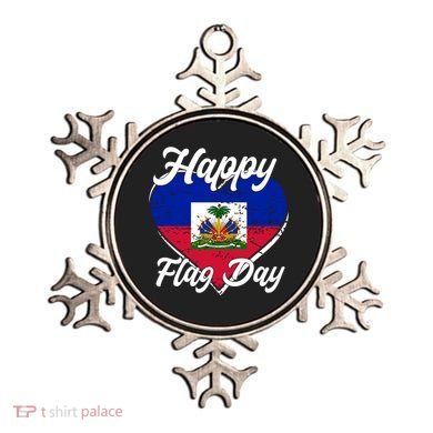 Happy Flag Day 1804 Haiti Haitian Independence Ornament