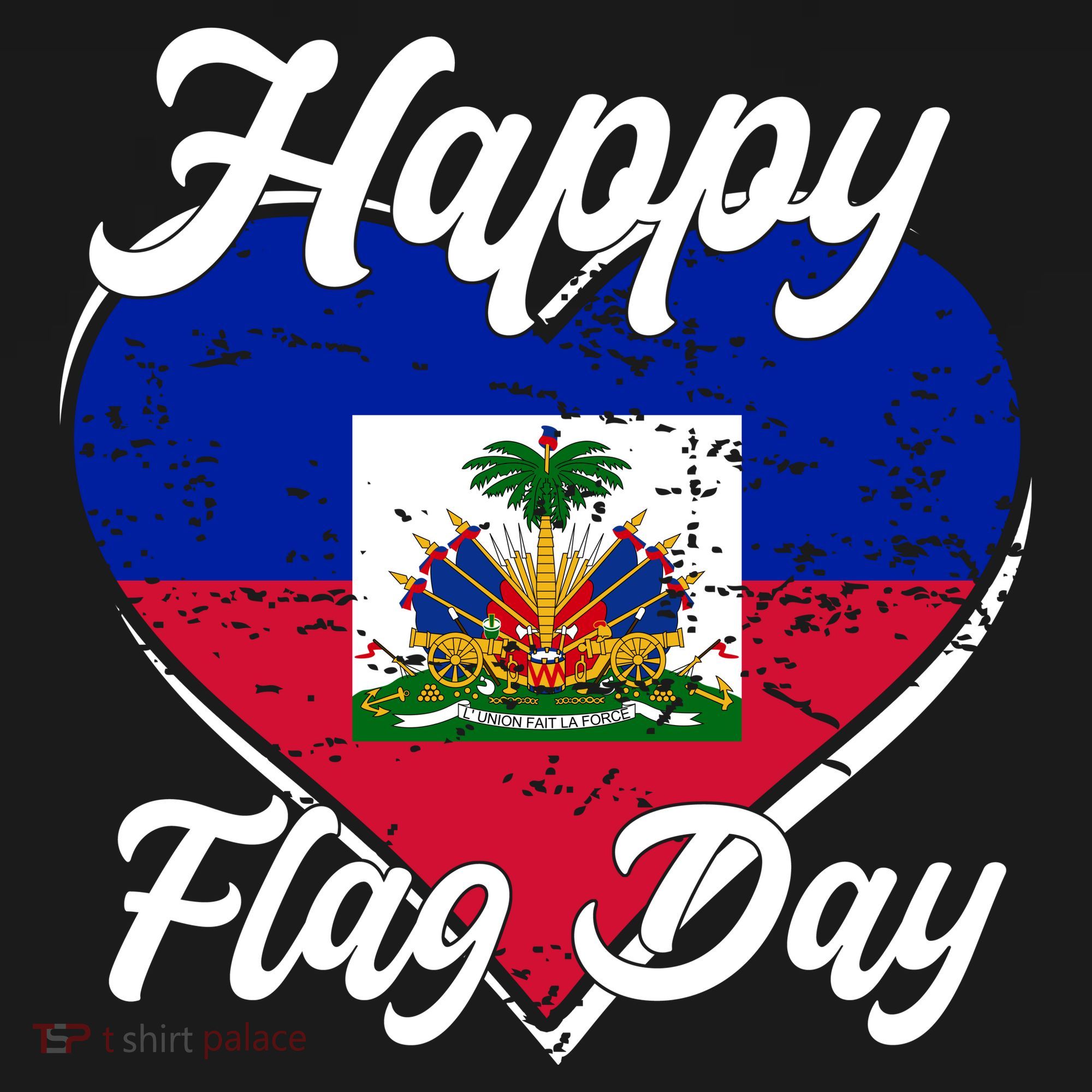 Happy Flag Day 1804 Haiti Haitian Independence Ornament