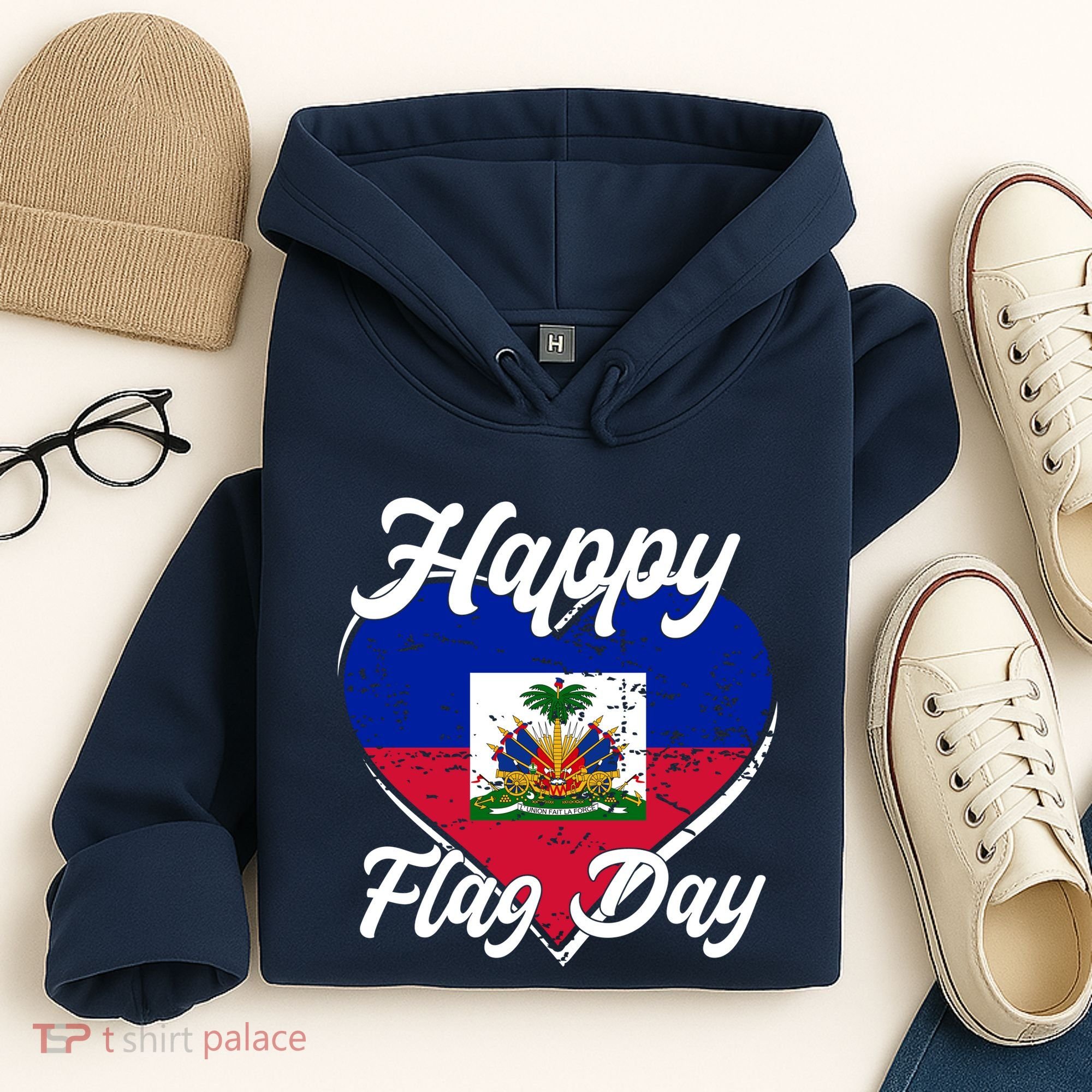 Happy Flag Day 1804 Haiti Haitian Independence Hoodie