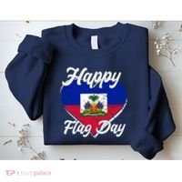 Happy Flag Day 1804 Haiti Haitian Independence Sweatshirt thumb 2