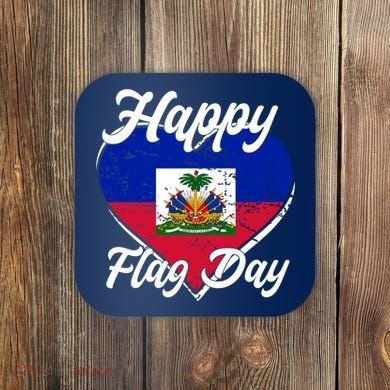 Happy Flag Day 1804 Haiti Haitian Independence Coaster