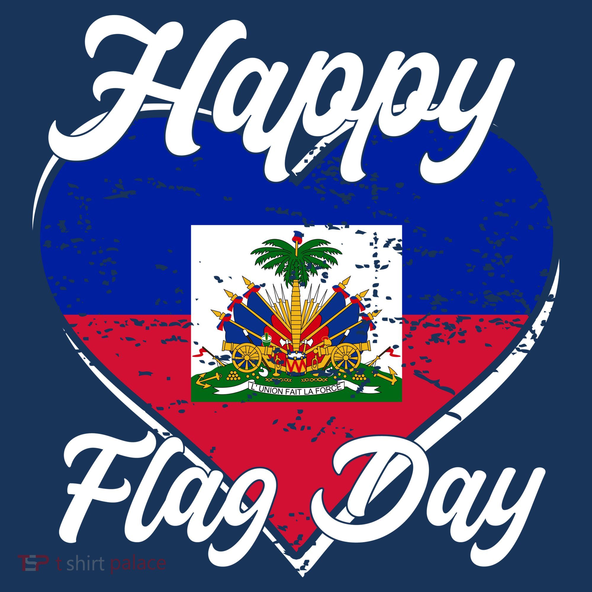 Happy Flag Day 1804 Haiti Haitian Independence Coaster