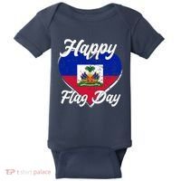 Happy Flag Day 1804 Haiti Haitian Independence Baby Bodysuit thumb 0