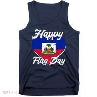 Happy Flag Day 1804 Haiti Haitian Independence Tank Top thumb 0