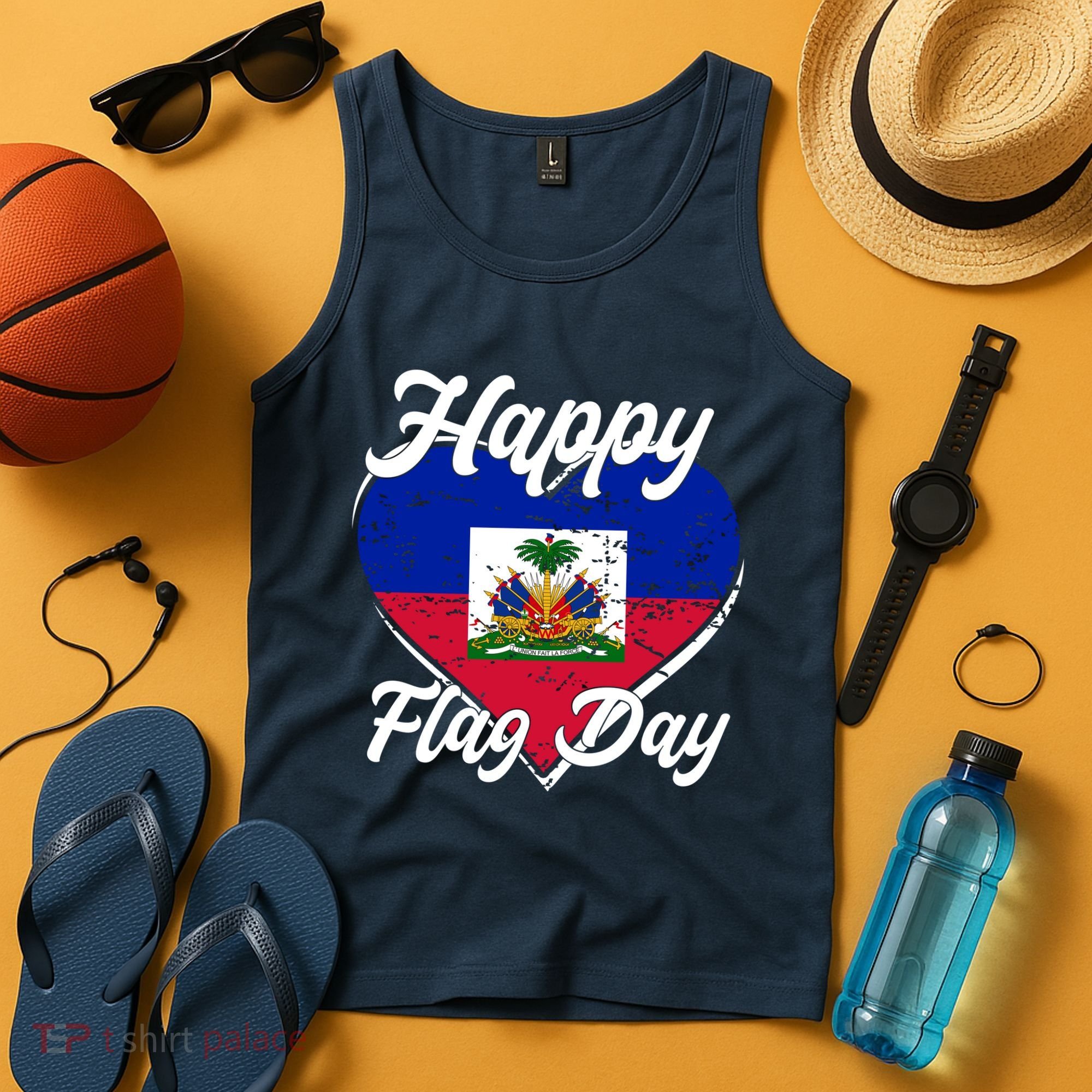 Happy Flag Day 1804 Haiti Haitian Independence Tank Top