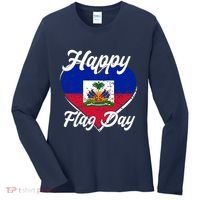 Happy Flag Day 1804 Haiti Haitian Independence Women's Long Sleeve Shirt thumb 0