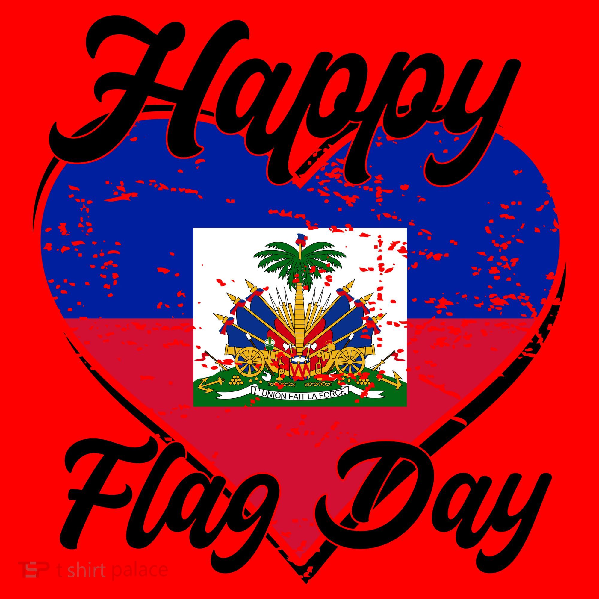 Happy Flag Day 1804 Haiti Haitian Independence Santa Hat