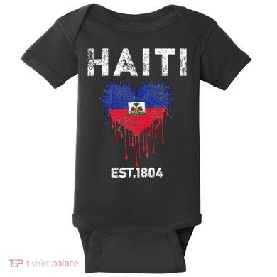 Haiti Flag Day Haitians Flag Pride Baby Bodysuit