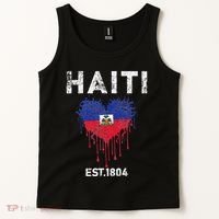 Haiti Flag Day Haitians Flag Pride Tank Top thumb 2