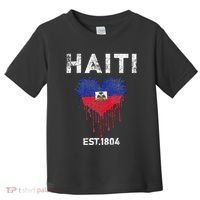 Haiti Flag Day Haitians Flag Pride Toddler T-Shirt thumb 0
