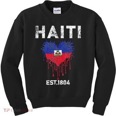 Haiti Flag Day Haitians Flag Pride Kids Sweatshirt