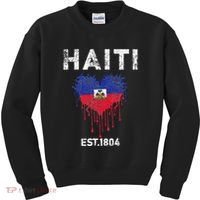 Haiti Flag Day Haitians Flag Pride Kids Sweatshirt thumb 0