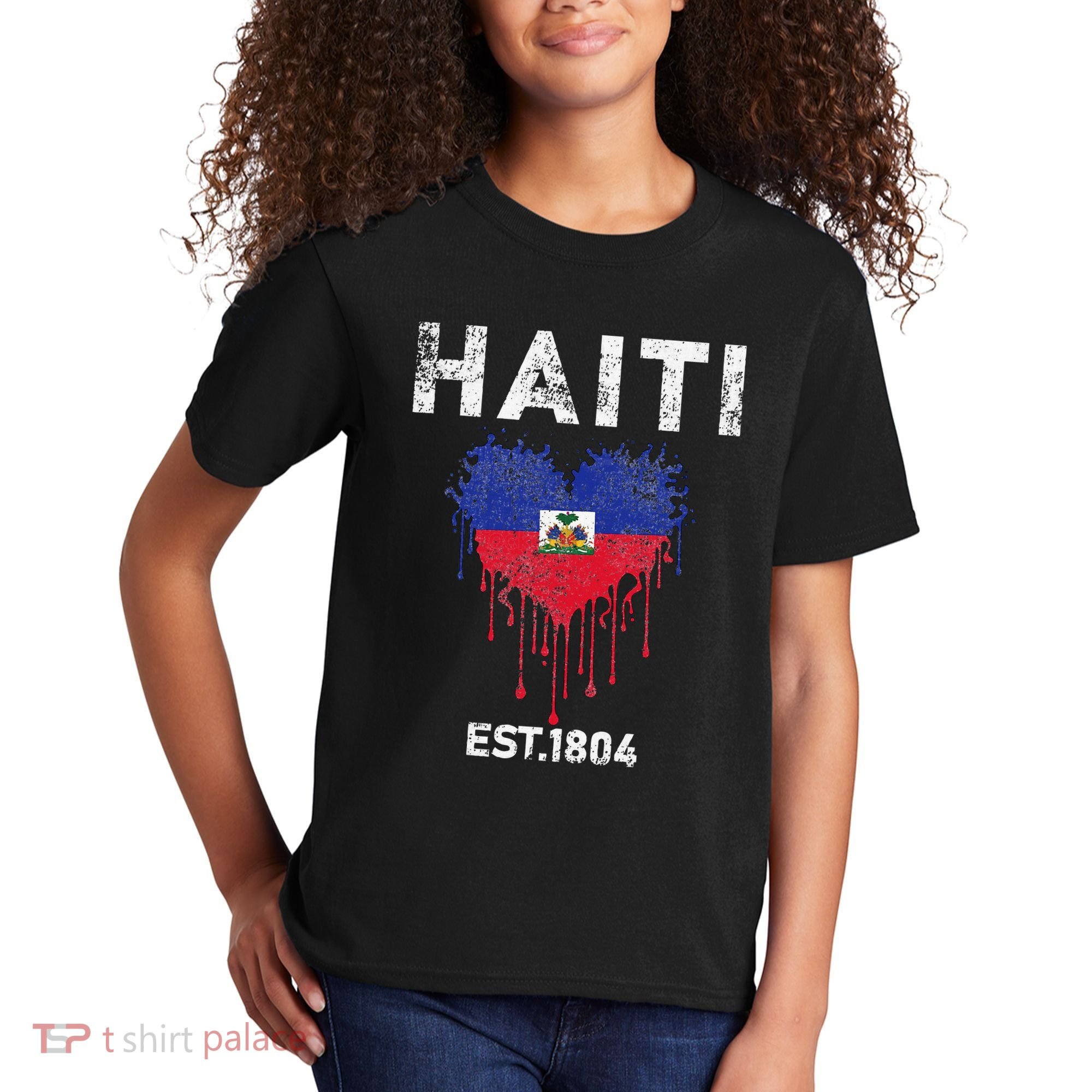 Haiti Flag Day Haitians Flag Pride Kids T-Shirt