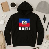 Haitian Flag Day Cool Haiti Flag Pride Hoodie thumb 3