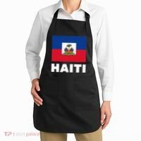 Haitian Flag Day Cool Haiti Flag Pride Apron thumb 2