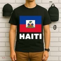 Haitian Flag Day Cool Haiti Flag Pride T-Shirt thumb 6