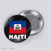 Haitian Flag Day Cool Haiti Flag Pride Button thumb 0
