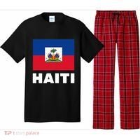 Haitian Flag Day Cool Haiti Flag Pride Pajama Set thumb 0