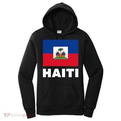 Haitian Flag Day Cool Haiti Flag Pride Women's Hoodie