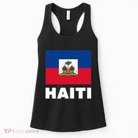 Haitian Flag Day Cool Haiti Flag Pride Women's Tank Top thumb 0