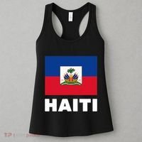 Haitian Flag Day Cool Haiti Flag Pride Women's Tank Top thumb 3