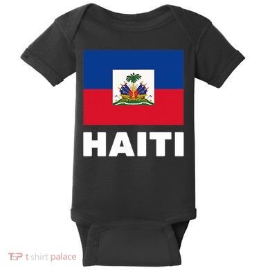 Haitian Flag Day Cool Haiti Flag Pride Baby Bodysuit