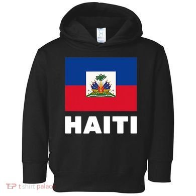 Haitian Flag Day Cool Haiti Flag Pride Toddler Hoodie