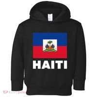 Haitian Flag Day Cool Haiti Flag Pride Toddler Hoodie thumb 0