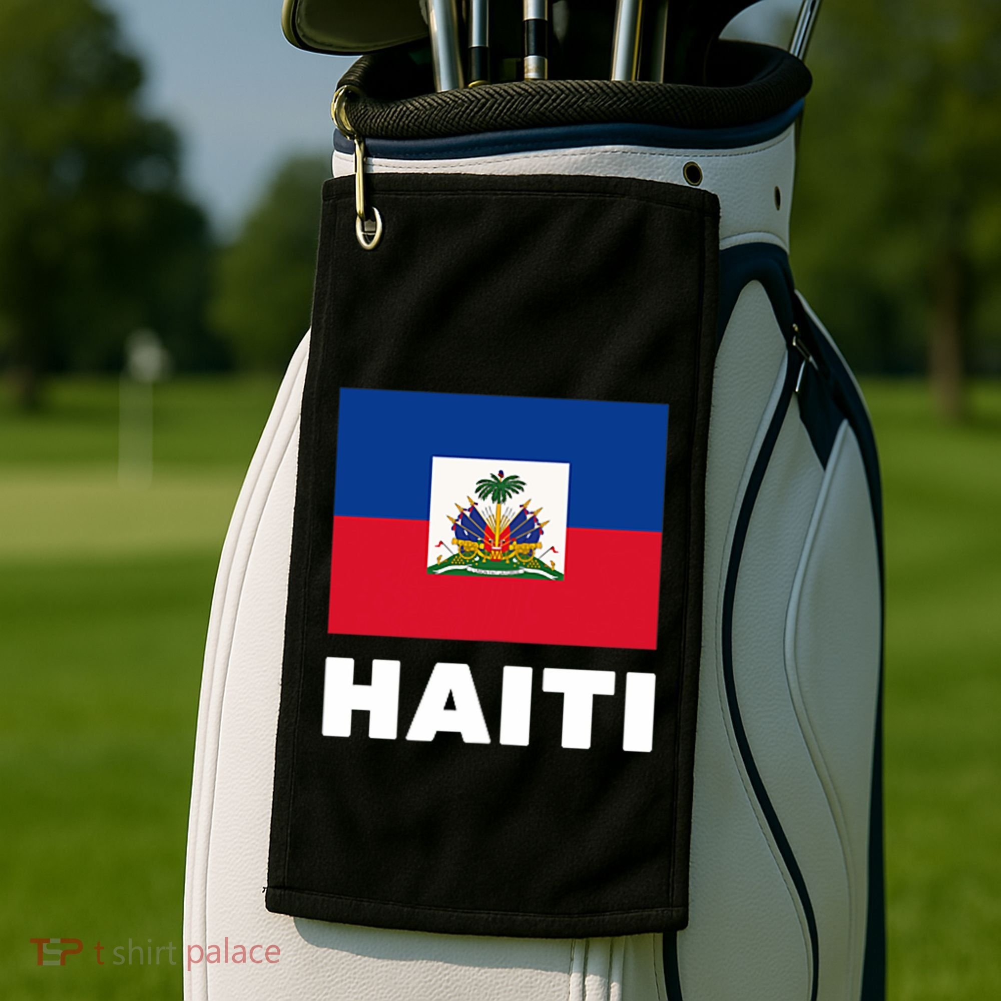 Haitian Flag Day Cool Haiti Flag Pride Golf Towel