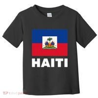 Haitian Flag Day Cool Haiti Flag Pride Toddler T-Shirt thumb 0