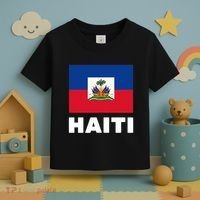 Haitian Flag Day Cool Haiti Flag Pride Toddler T-Shirt thumb 3