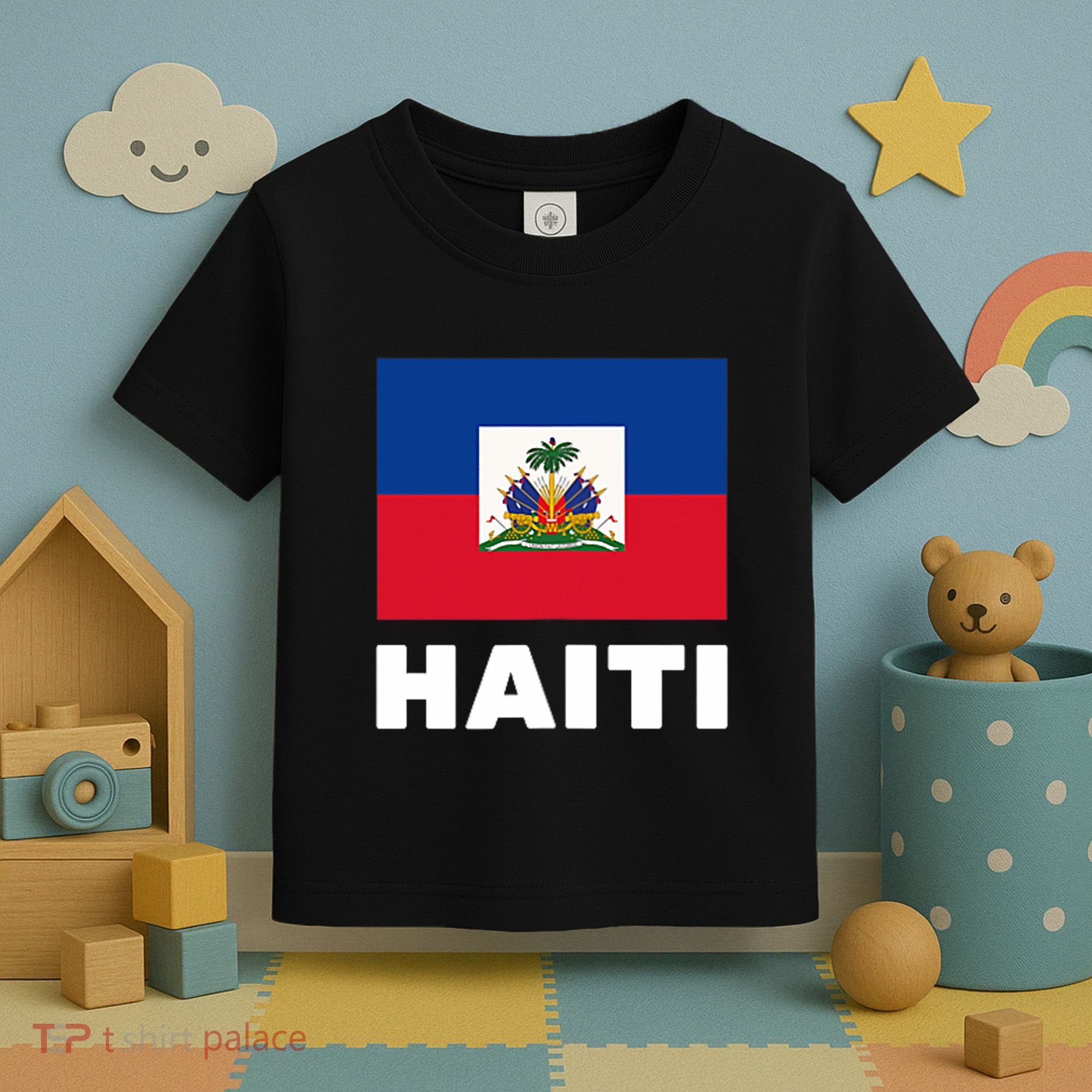 Haitian Flag Day Cool Haiti Flag Pride Toddler T-Shirt