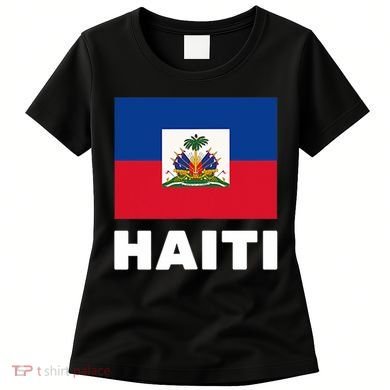 Haitian Flag Day Cool Haiti Flag Pride Women's T-Shirt