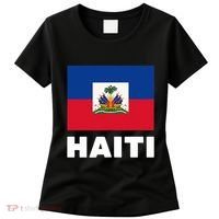 Haitian Flag Day Cool Haiti Flag Pride Women's T-Shirt thumb 0